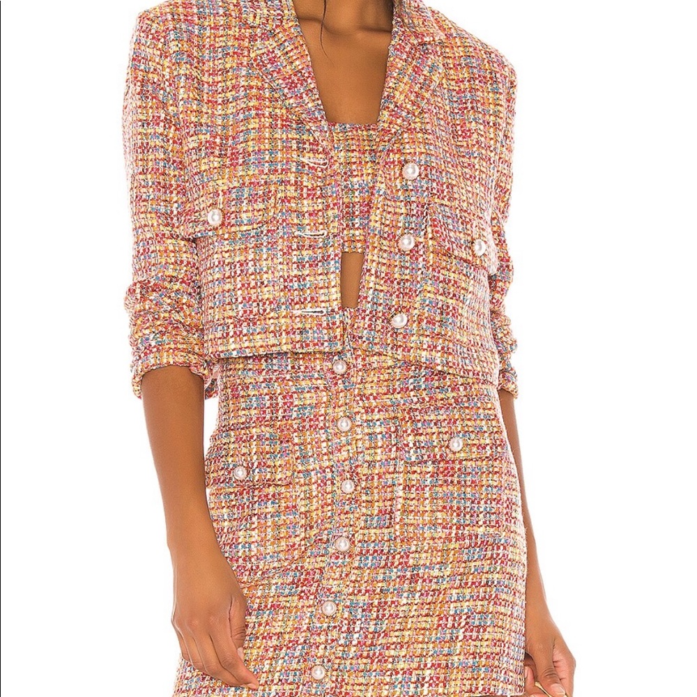 Revolve Song of Style Lyric Skirt and Sophia Jacket Co-ords Set